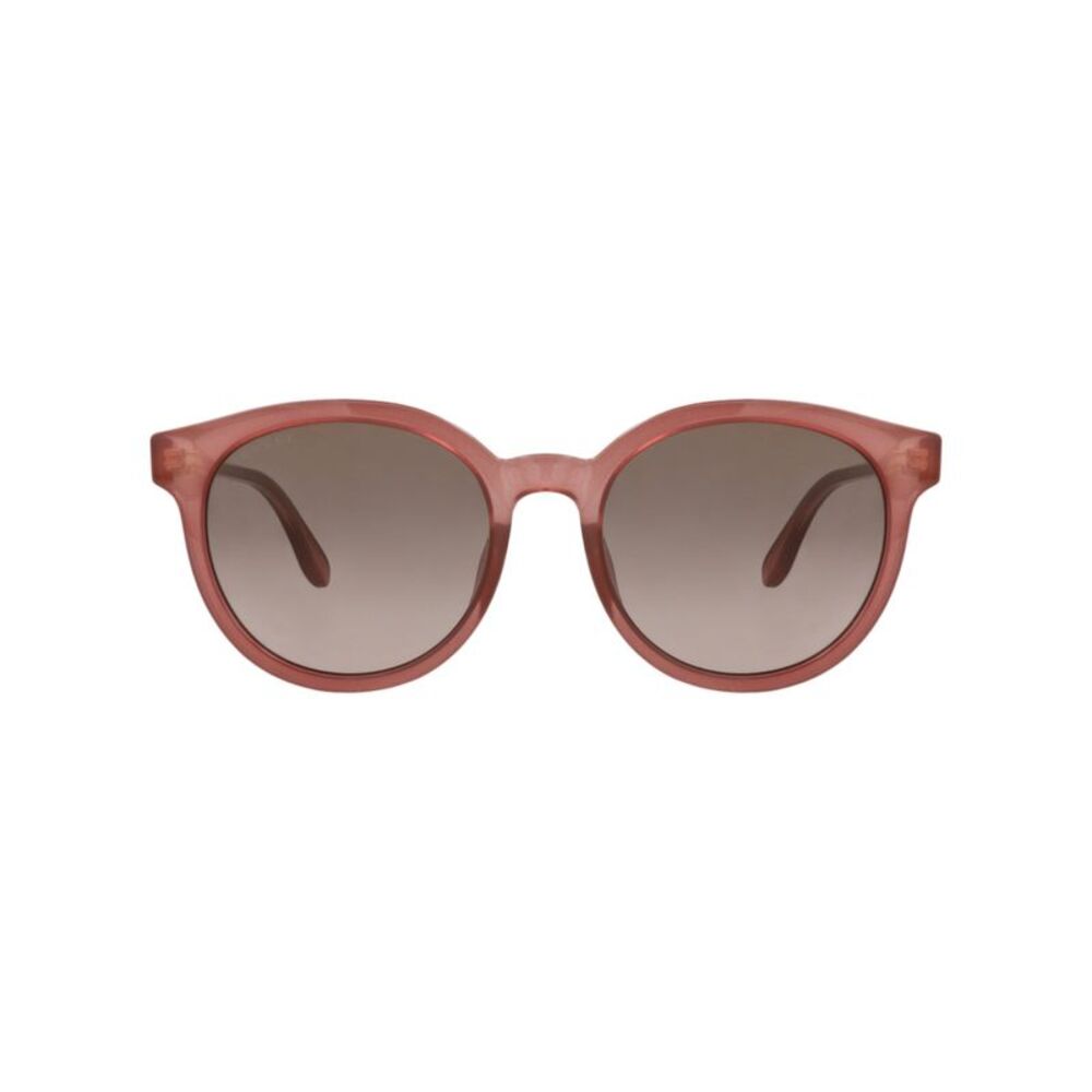 Gucci Round-Frame Injection Sunglasses Pink Womens